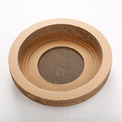 Bowl Shape Cat Scratch Cardboard Scratchers pour les chats